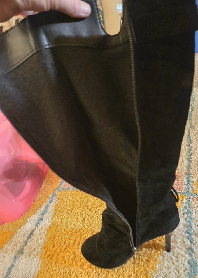 Brand new.Black Knee High Heel Boots - Size 42 - photo 3