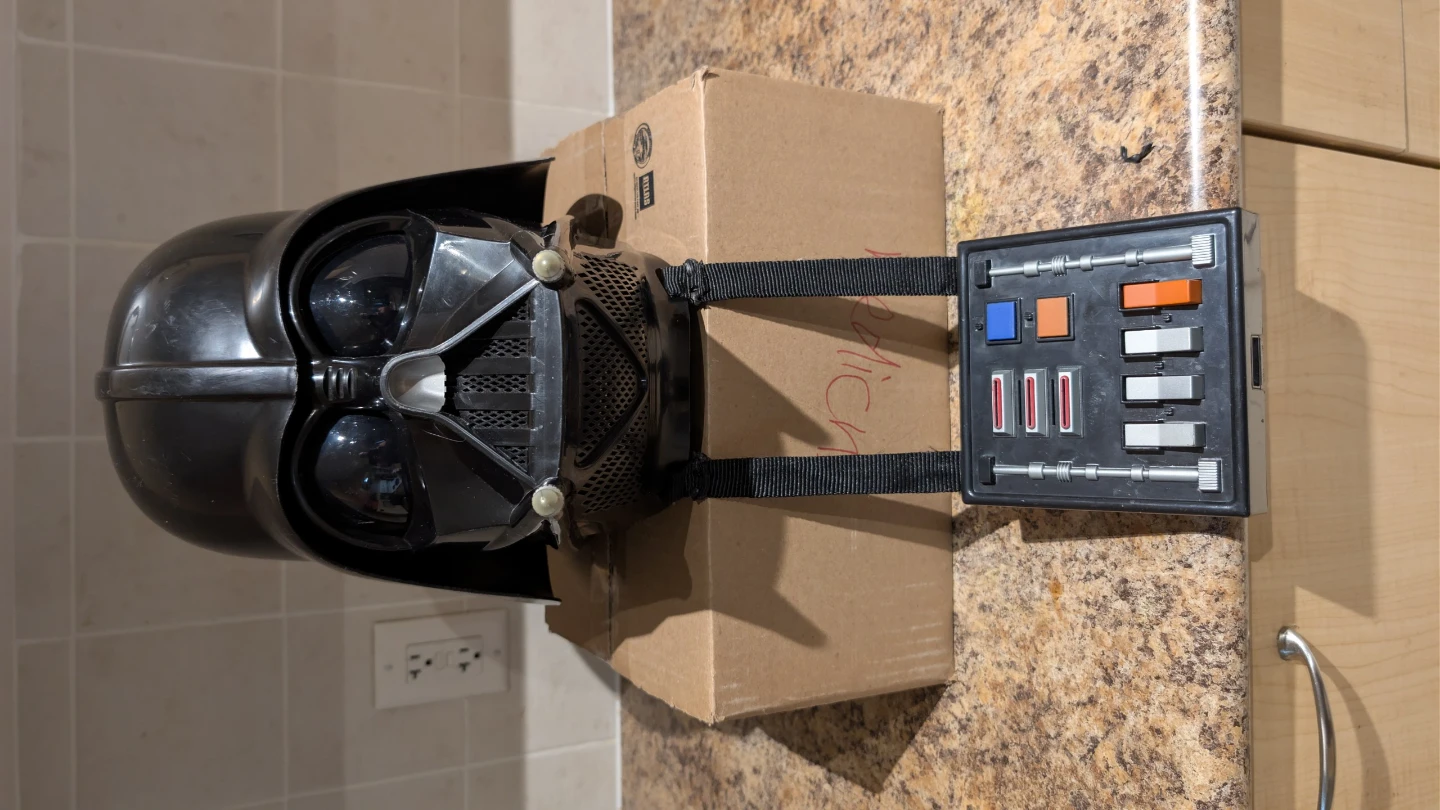 #cleanout Darth Vader Voice Changing Helmet