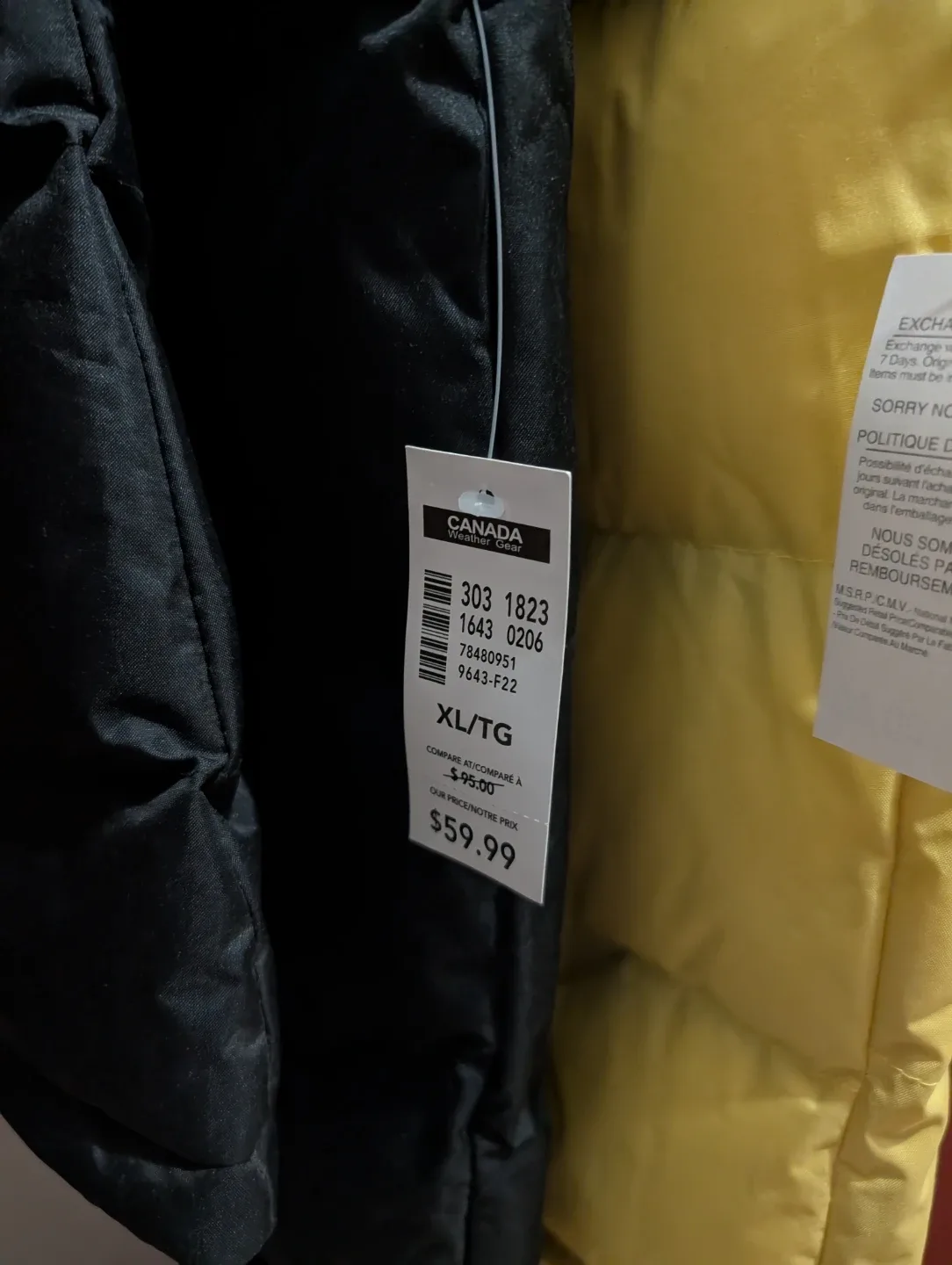 Canada Weather Gear Puffer Vest - L, XL & XXL image indicator(3)