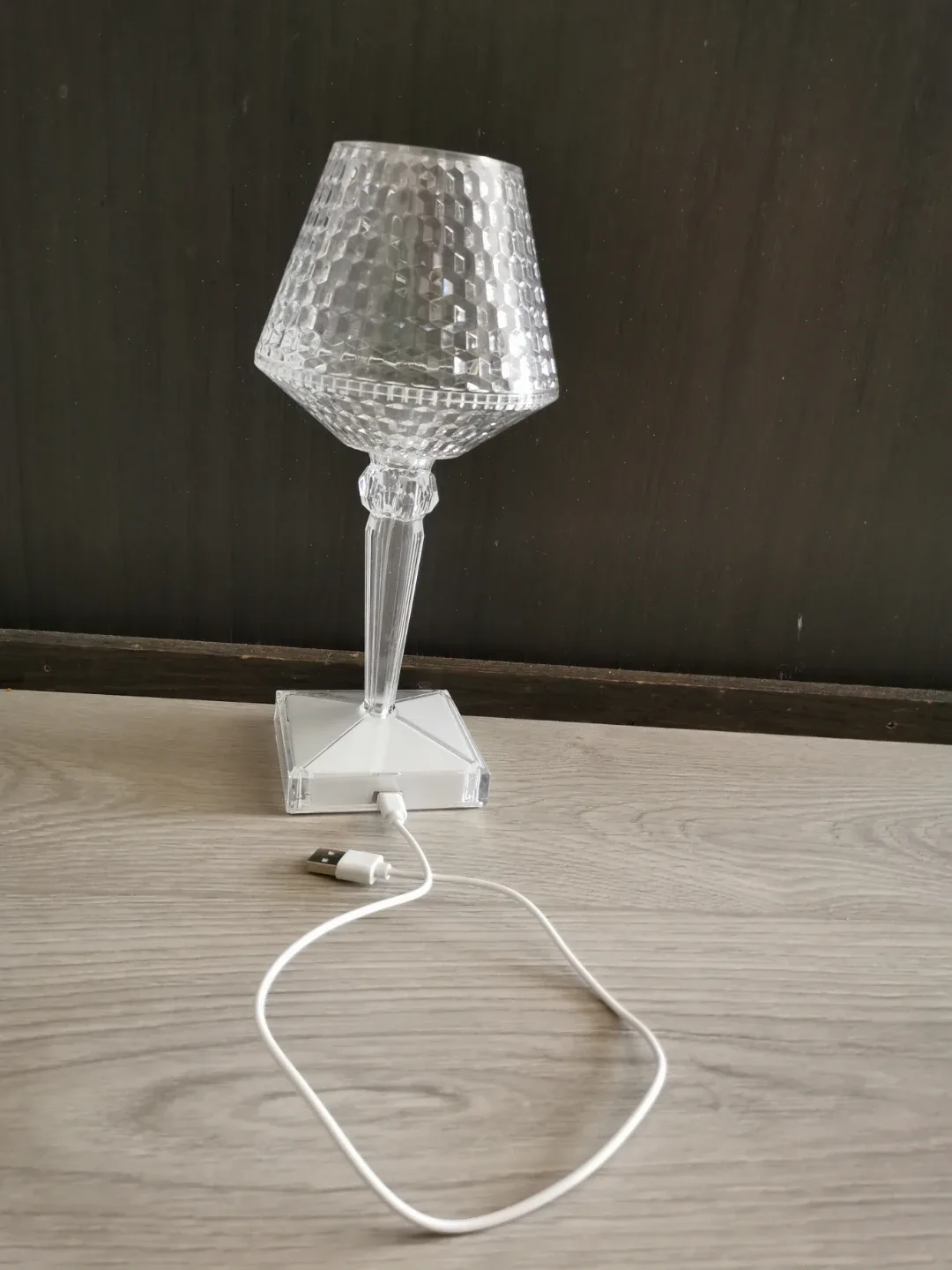 USB Plastic Crystal Table Lamp thumbnail