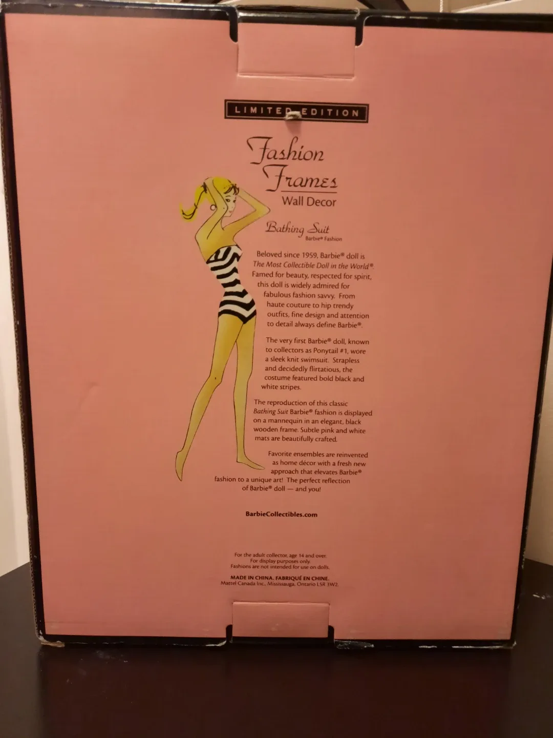 Barbie Fashion Frames Bathing Suit Wall Decor - New image indicator(3)