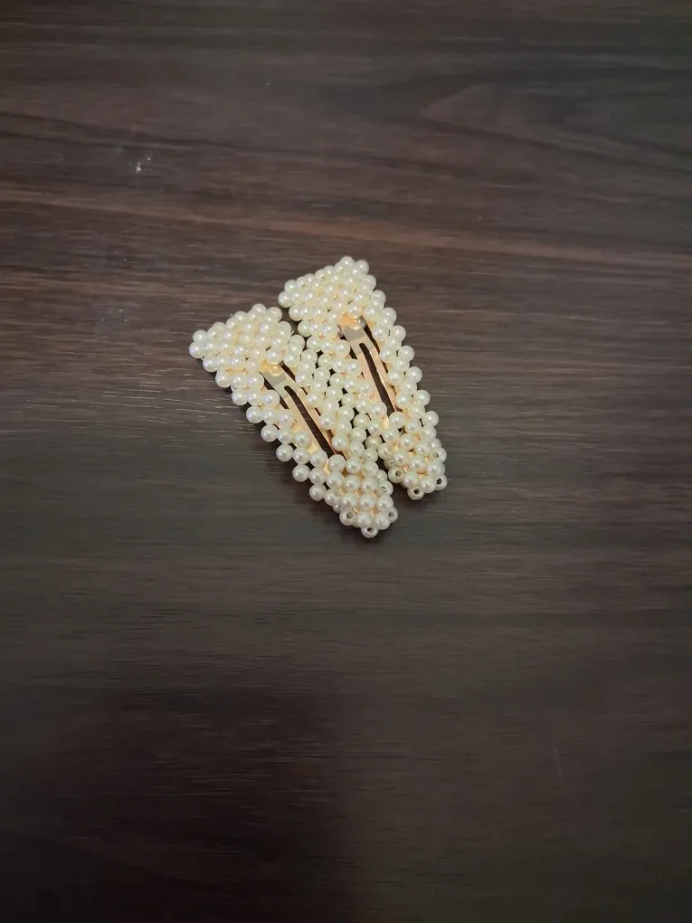 Pearl Hair Clips - Set of 2