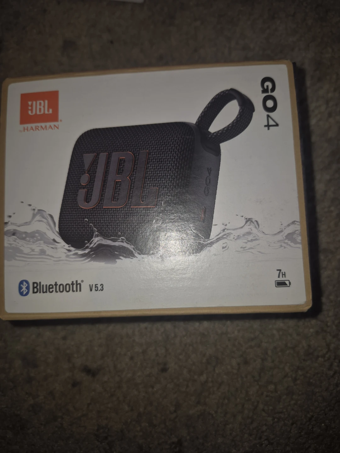 New JBL GO4 Portable Bluetooth Speaker- black