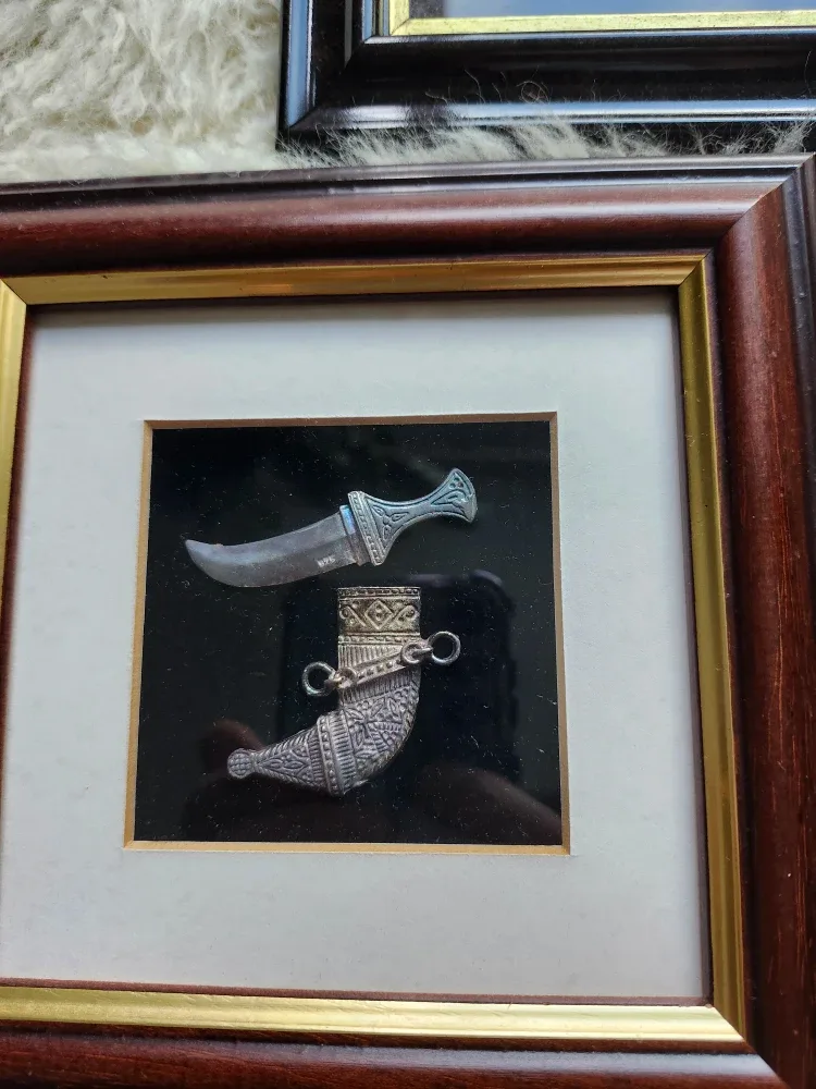 STERLING SILVER ZADOK ARTS ISRAEL FRAMED image indicator(3)