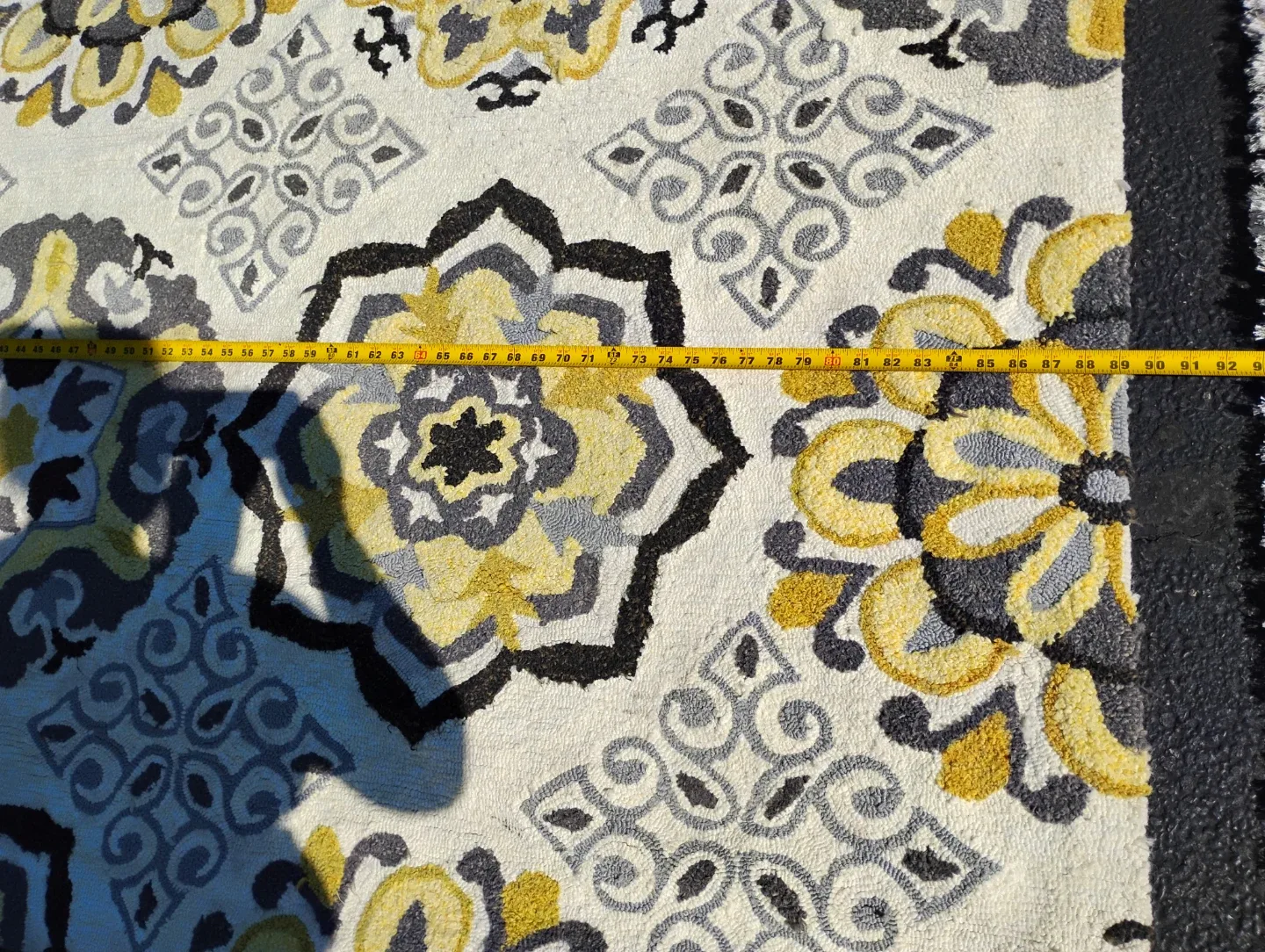 Floral Area Rug - Yellow, Gray, & Cream image indicator(8)