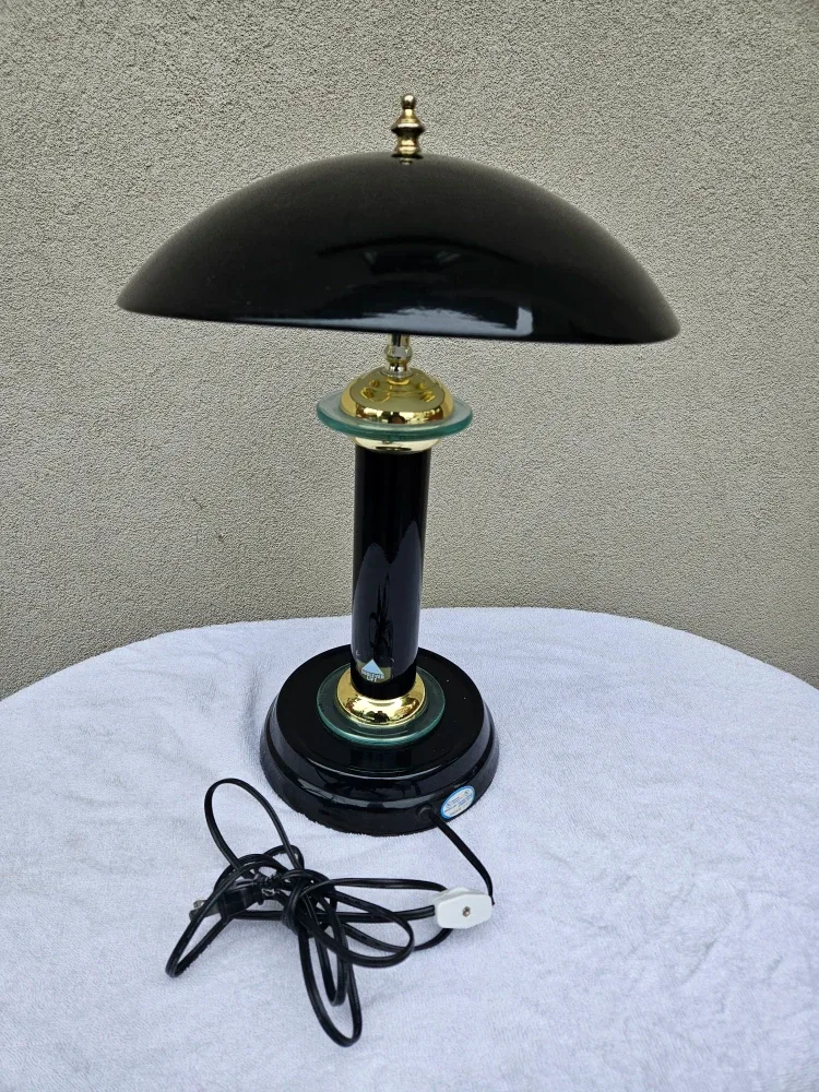 Vintage Soulever Lift  Black Table Lamp