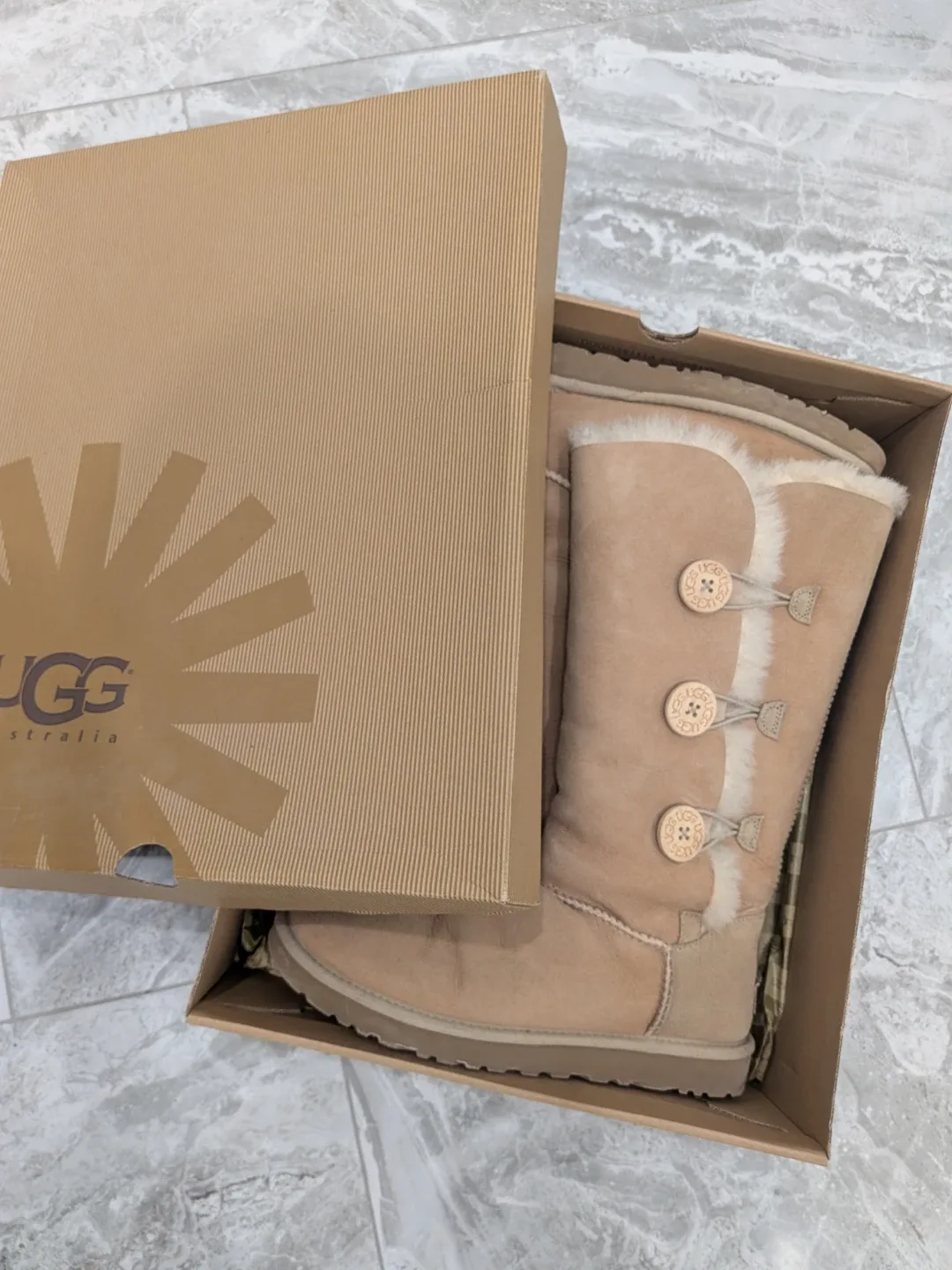 UGG Bailey Button Boots - Size 9