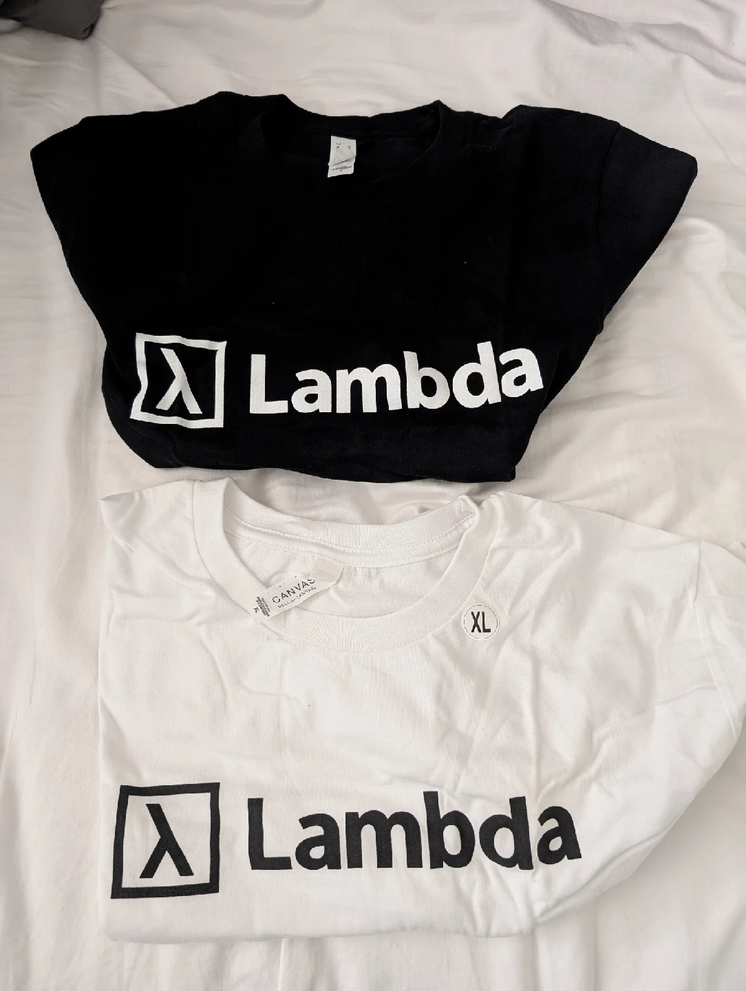Brand New Lambda Tech T-Shirts - Black & White