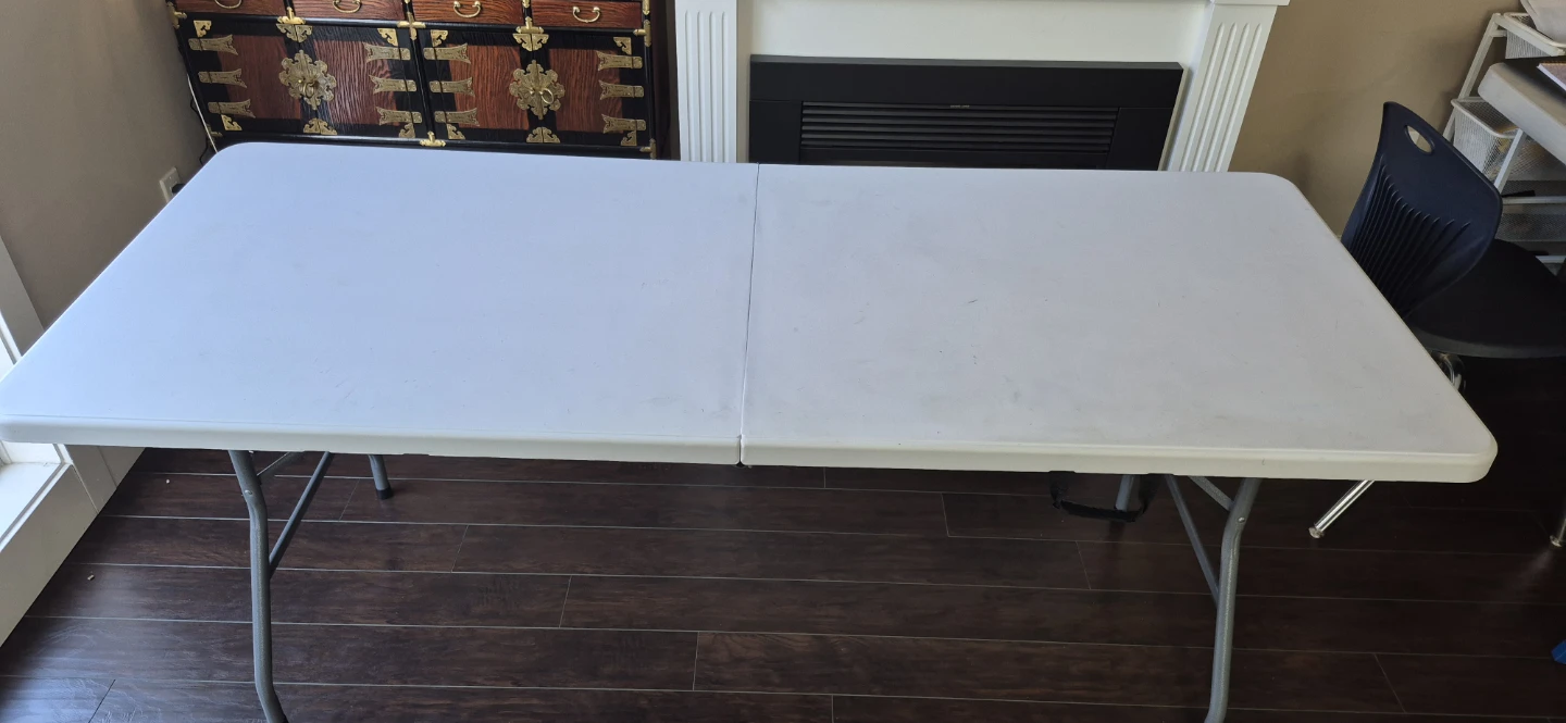 Folding Table - White - photo 5