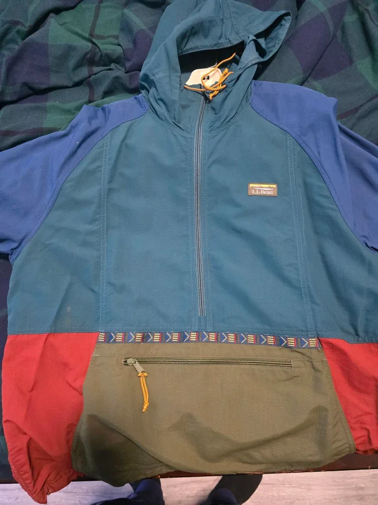 L.L.Bean Men's XL Pullover Windbreaker thumbnail