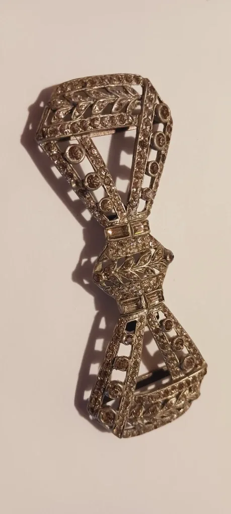 Antique Estate Art Deco 1920s Elegant Belt Buckle image indicator(2)