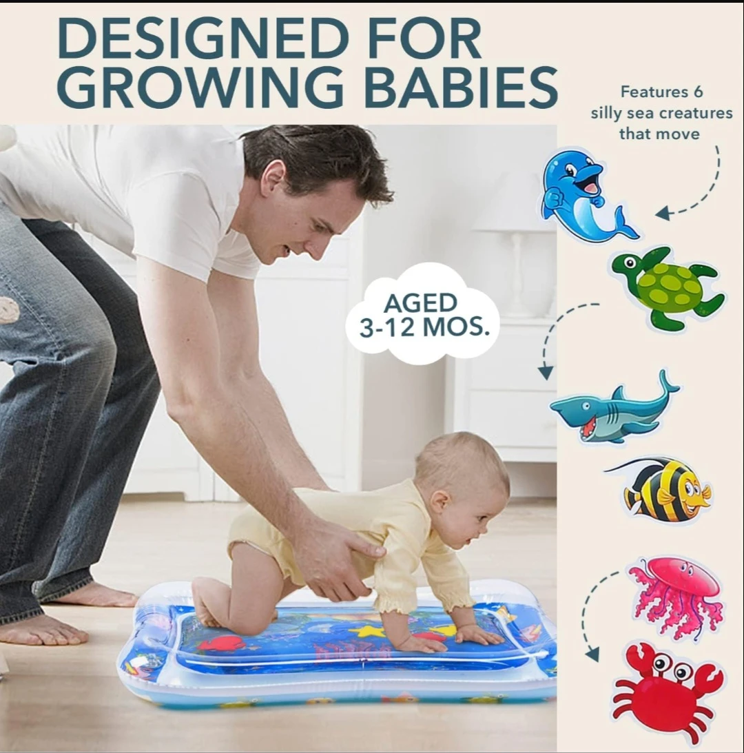 Playtime by Inflatable Baby Play Mat for 3-12 Month Olds, .. - photo 2