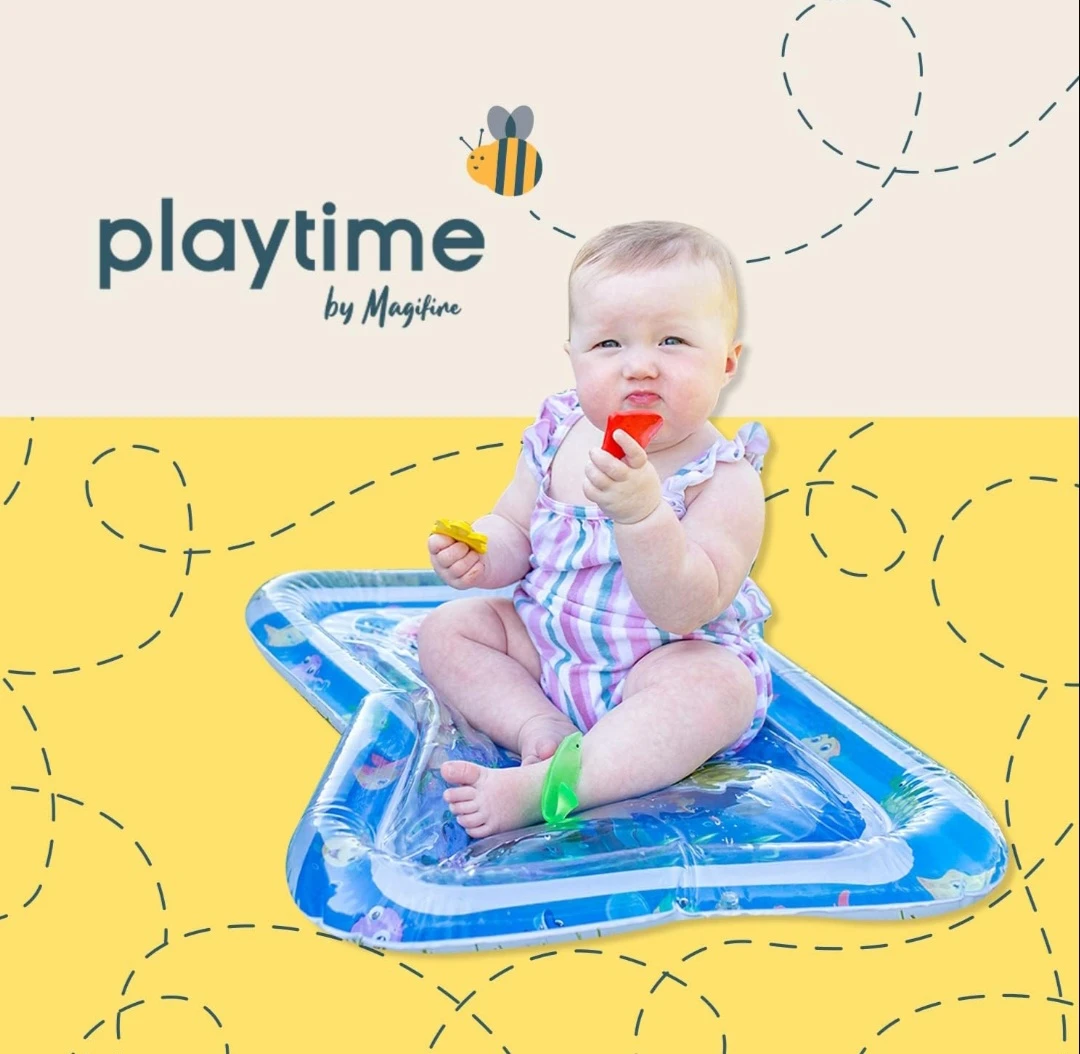 Playtime by Inflatable Baby Play Mat for 3-12 Month Olds, .. - photo 5