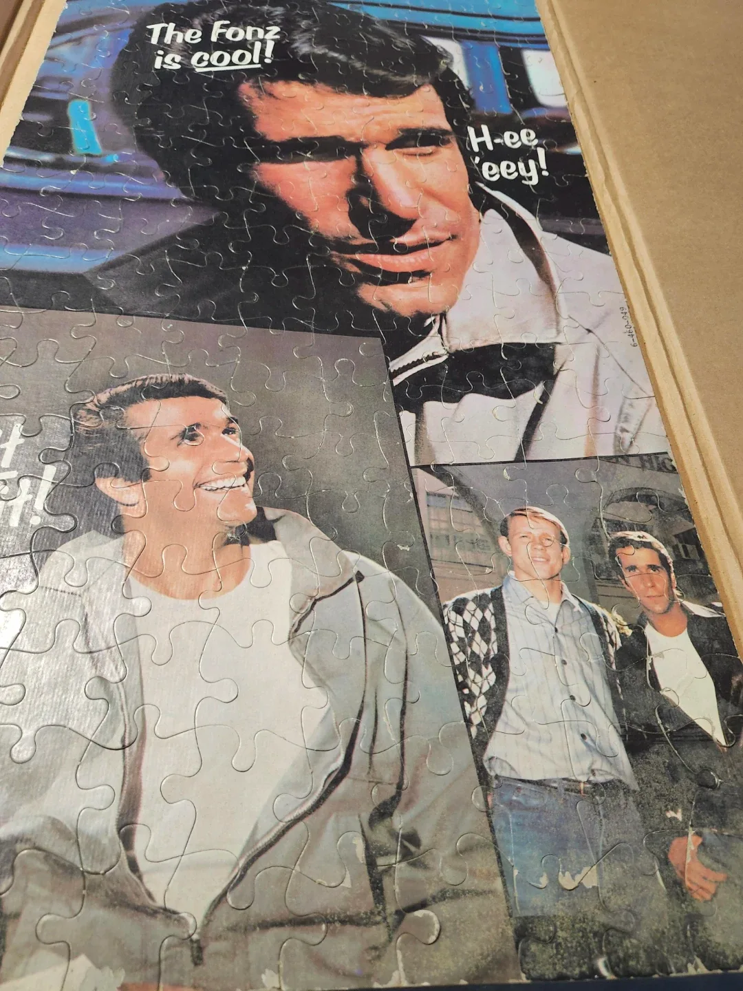 VINTAGE HENRY WINKLER THE FONZ JIGSAW PUZZLE image indicator(2)