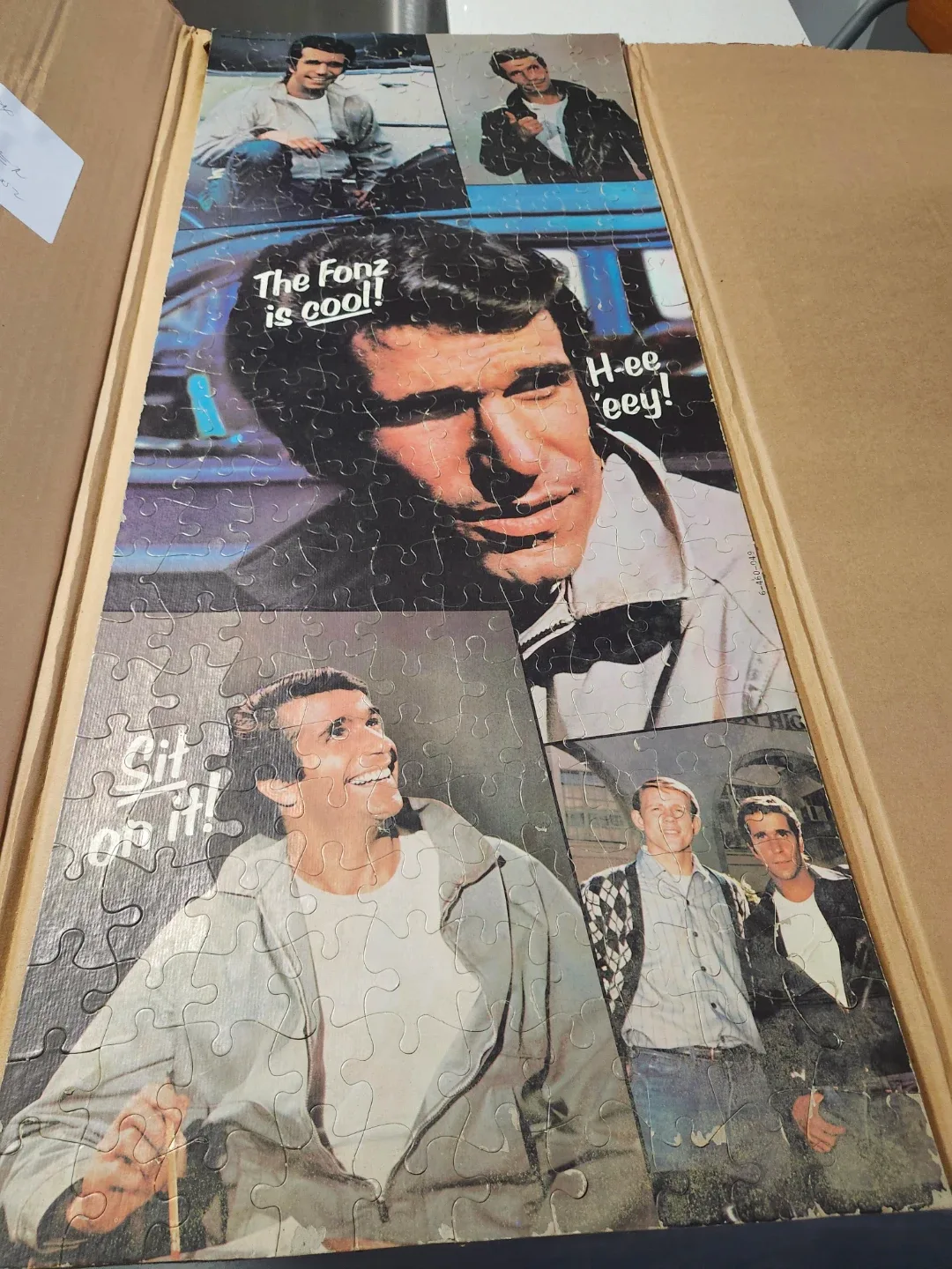 VINTAGE HENRY WINKLER THE FONZ JIGSAW PUZZLE image indicator(4)