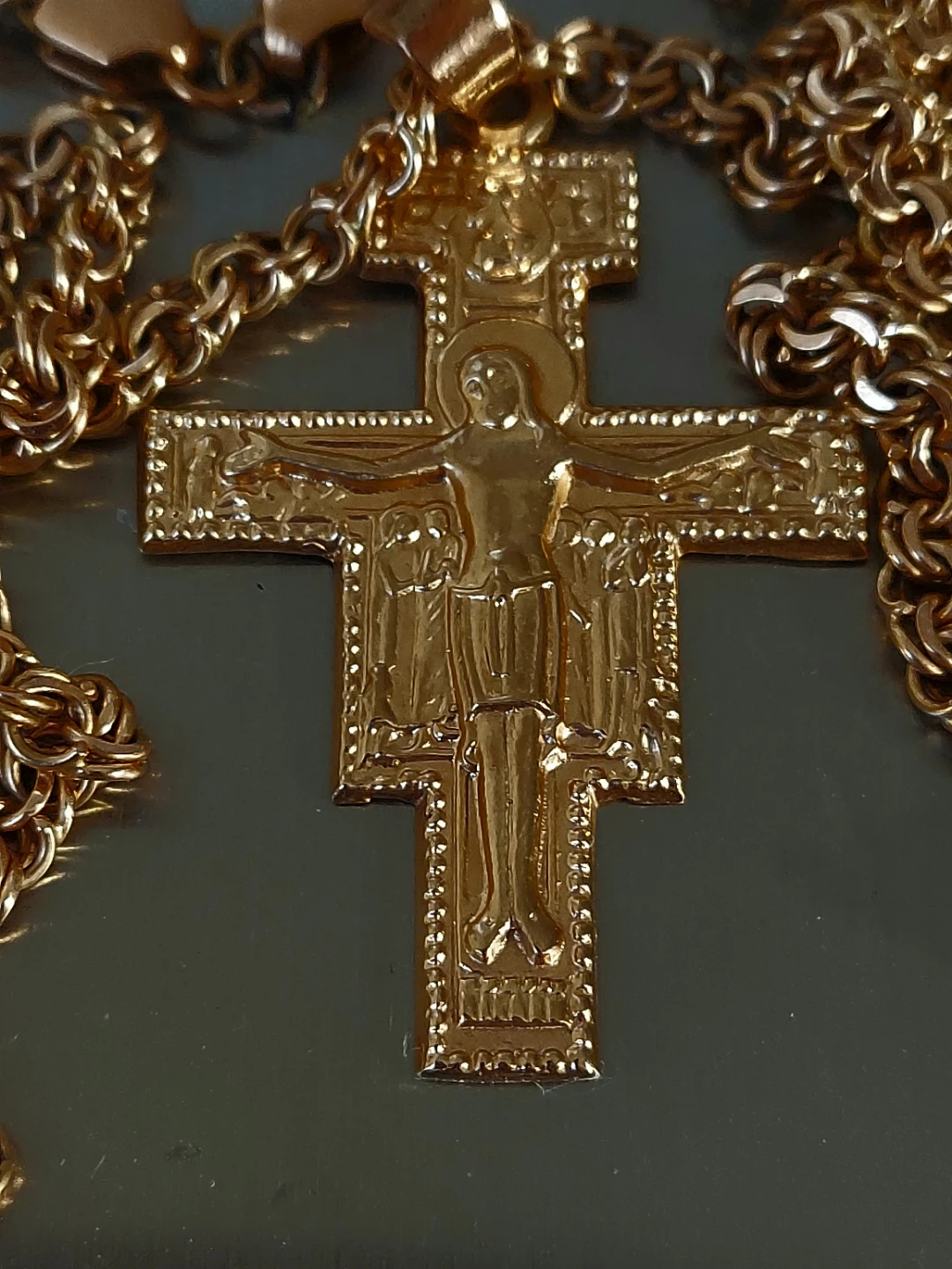 Byzantium rare unique handcrafted work,14K. Yellow Pure Gold. - photo 4