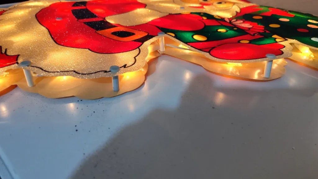 Santa Christmas Window Decoration Light image indicator(3)