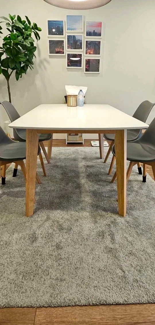 Grey Area Rug (7' 10" x 5' 7")