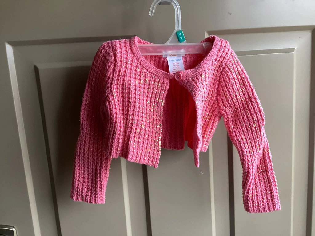 Girls sz 6 months shirts & sweaters $3 each