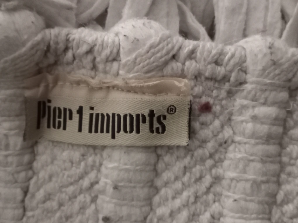 Pier 1 Imports Shag Rug - white - photo 2