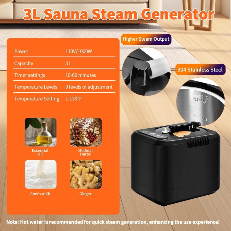 Portable Steam Sauna Box - Thicken Cotton Personal Home Spa Tent - photo 3