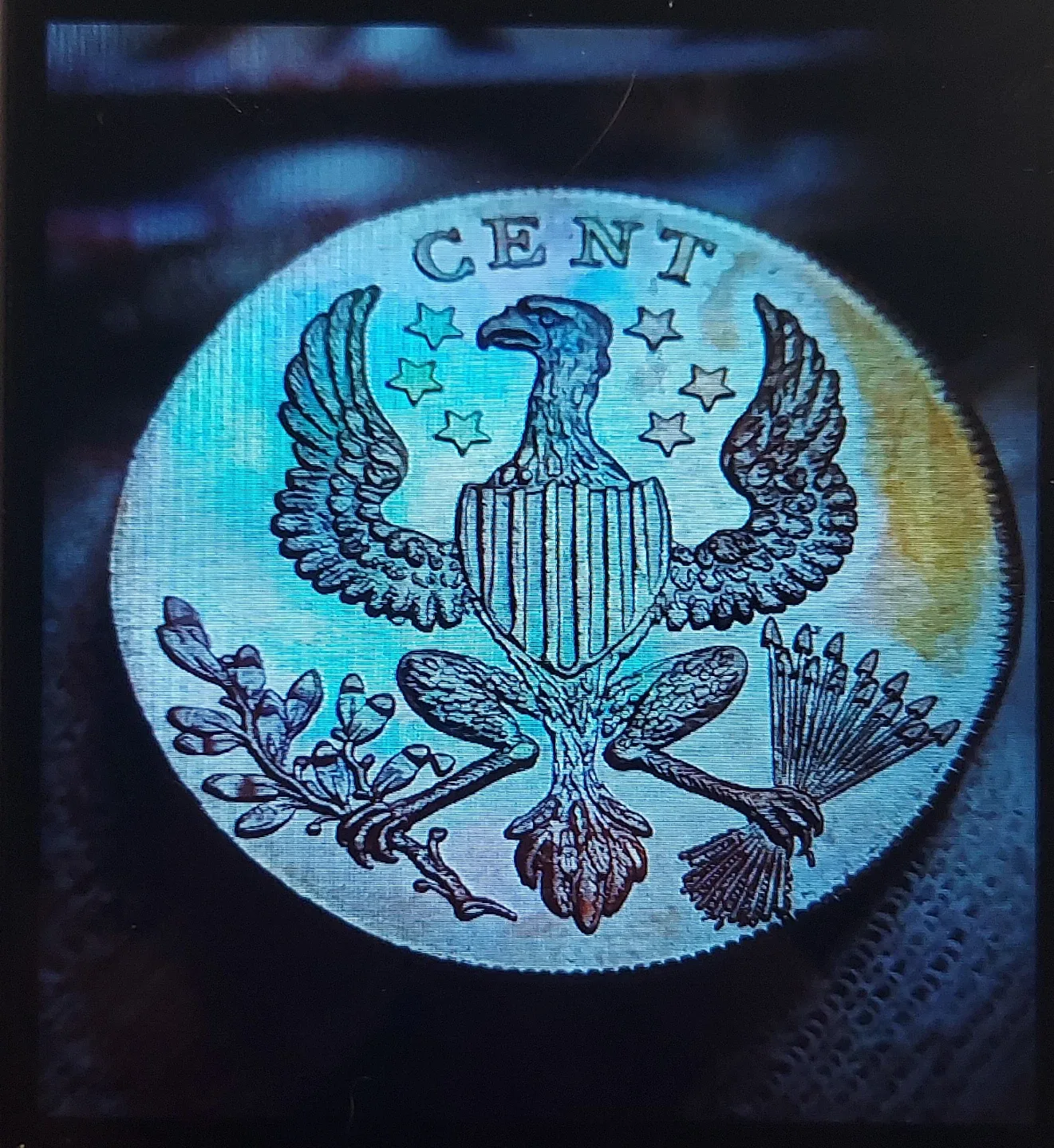 Antique Washington President Cent Coin - 1792 image indicator(3)