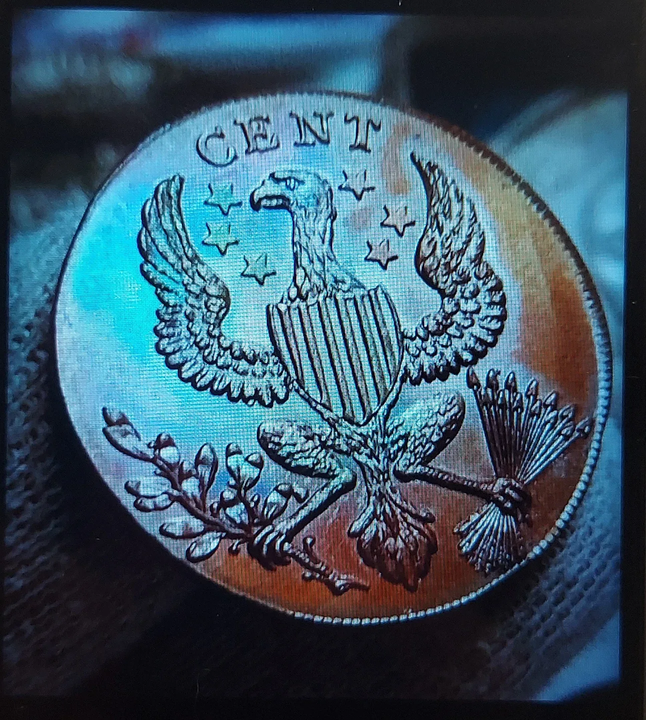 Antique Washington President Cent Coin - 1792 image indicator(4)