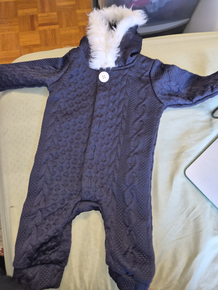 Baby Snowsuit - Navy Blue