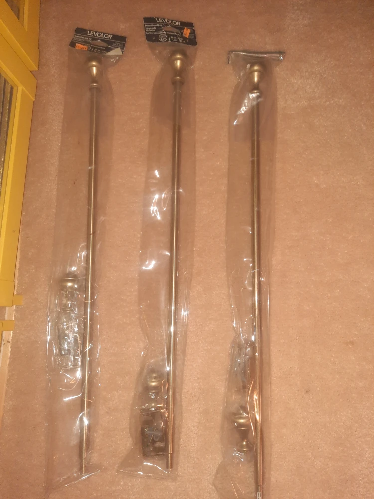 LEVOLOR Decorative Café Rod 28-48in