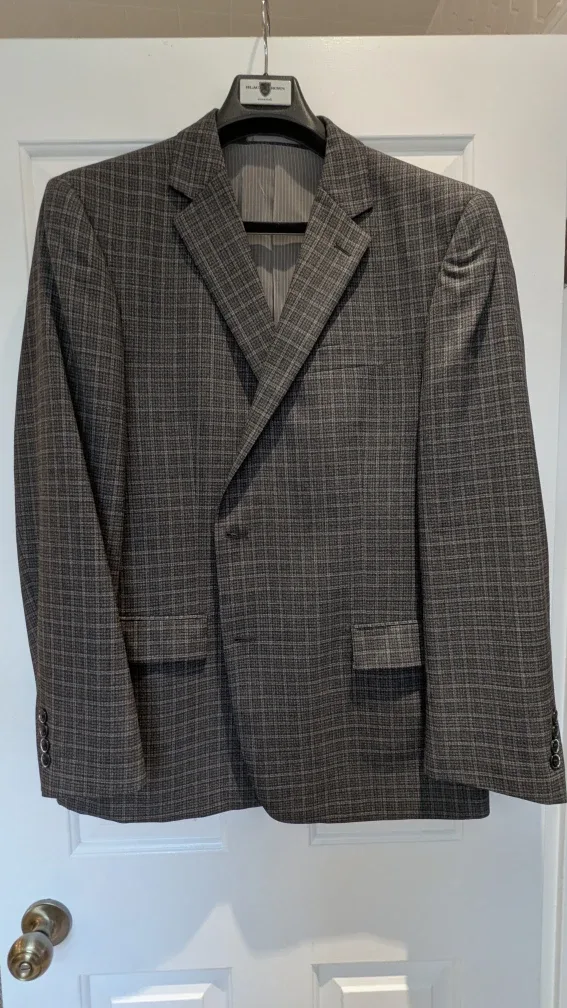 Black Brown 1826 Bold Blazer - Size 46R