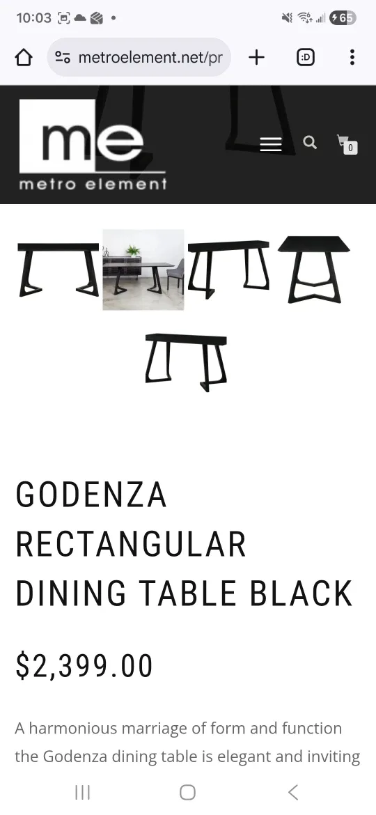 Moe's Home  Godenza Dining Table image indicator(7)