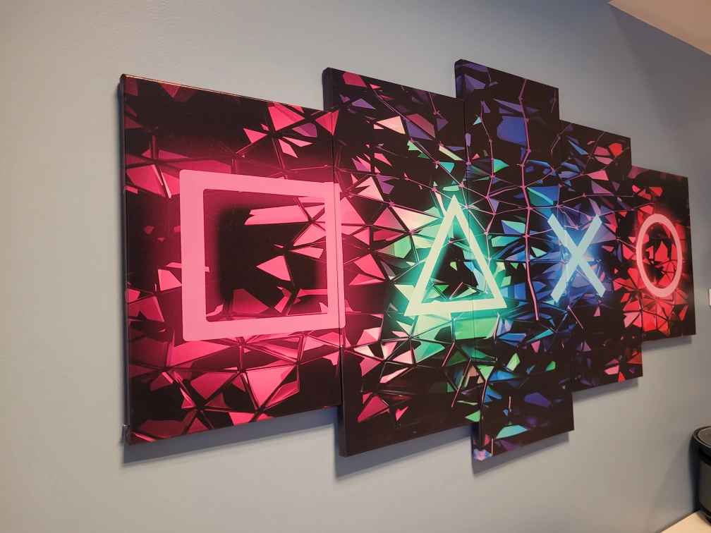 PlayStation 5-Panel Canvas Wall Art - photo 2