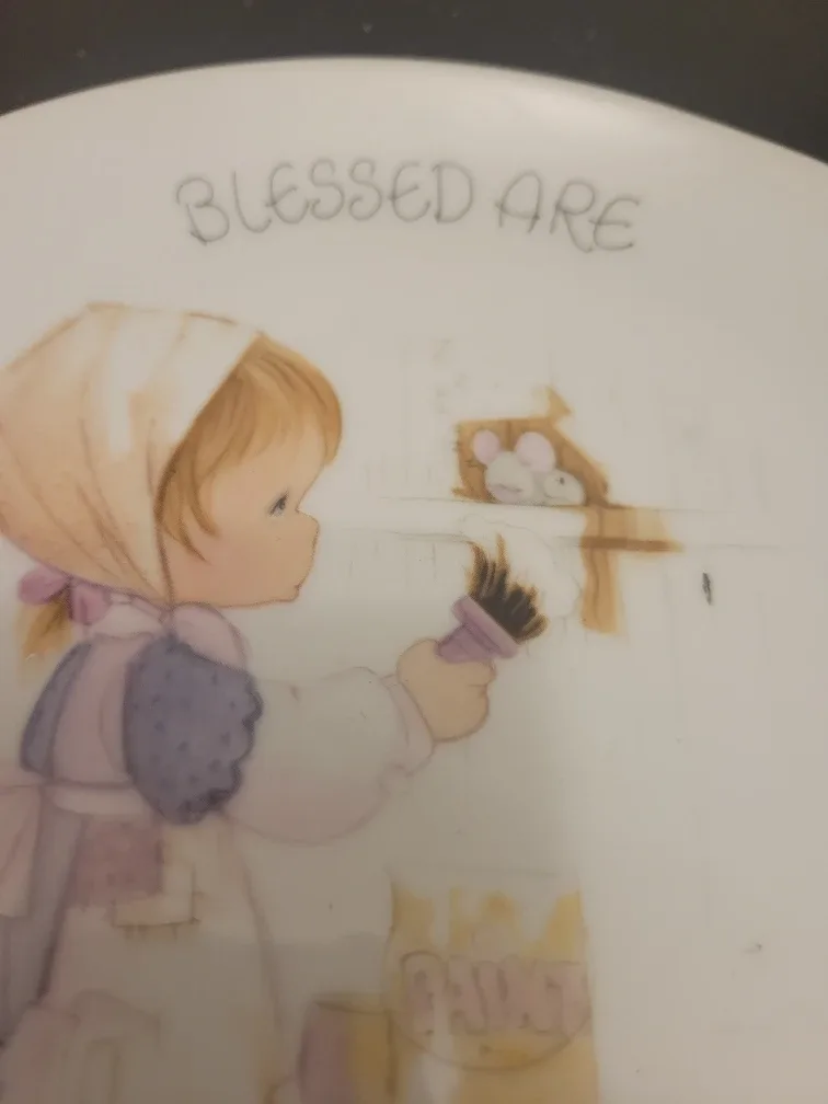 Precious Moments 'The Meek' Plate image indicator(2)