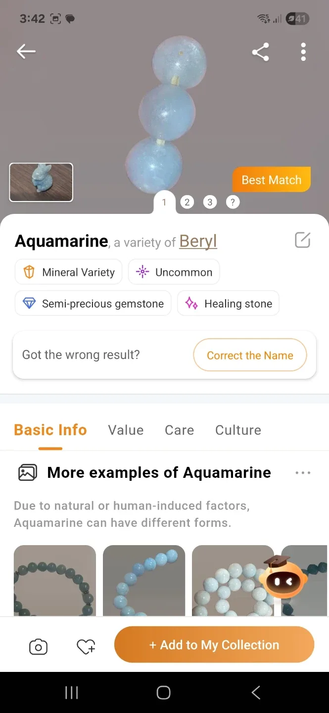 Aquamarine Rabbit Figurine image indicator(3)
