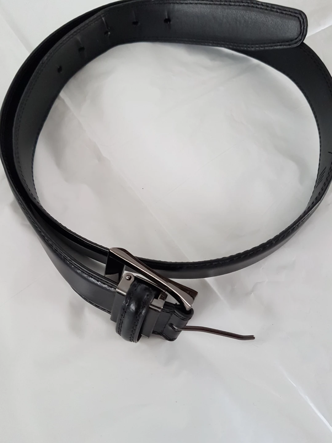 Black Pleather Belt