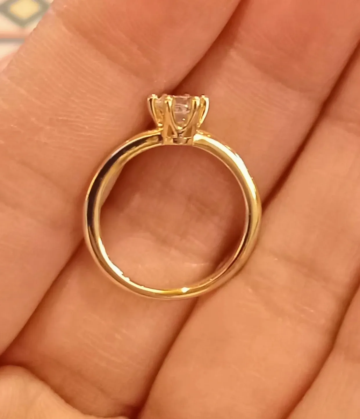 J.Jewerly Stainless Steel Eternety Engagement Ring. image indicator(3)