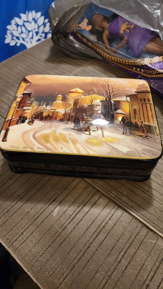 Decorative  Russian Lacquer Box