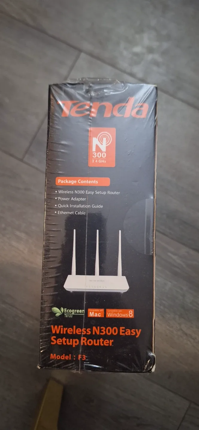 Tenda F3 300Mbps Wireless Router, with 3 Fixed Antenna, 3Lan, image indicator(10)