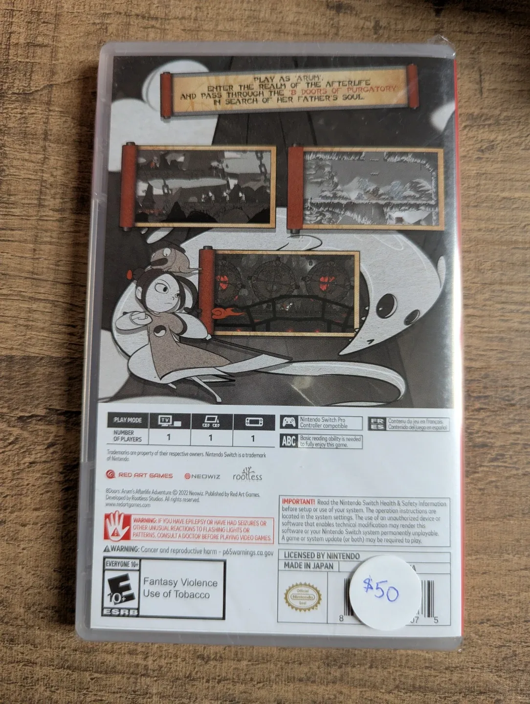 Nintendo Switch 8 Doors Arum's Afterlife Adventure image indicator(2)