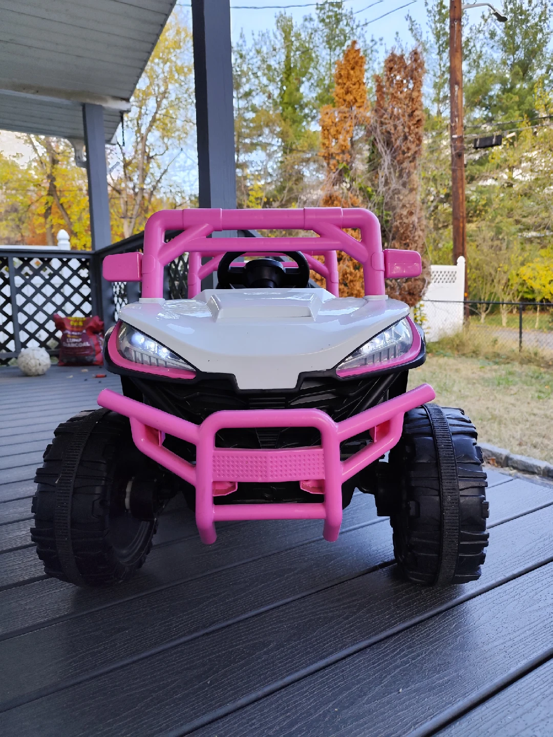 Kids Ride On Car - Pink and White - photo 3