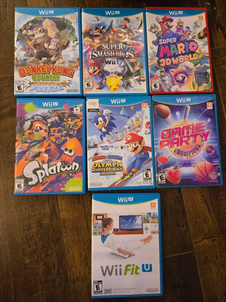 Nintendo Wii U Games Lot -$100