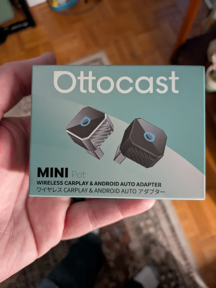 Ottocast Mini Pot 3.0 Wireless CarPlay Adapter