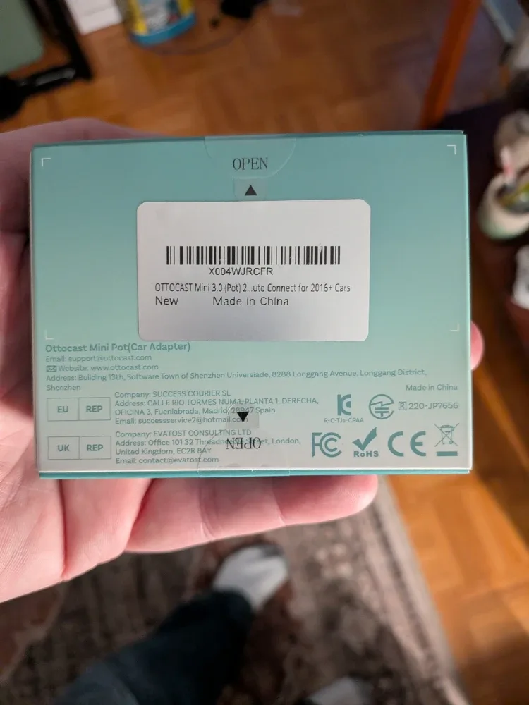 Ottocast Mini Pot 3.0 Wireless CarPlay Adapter image indicator(2)