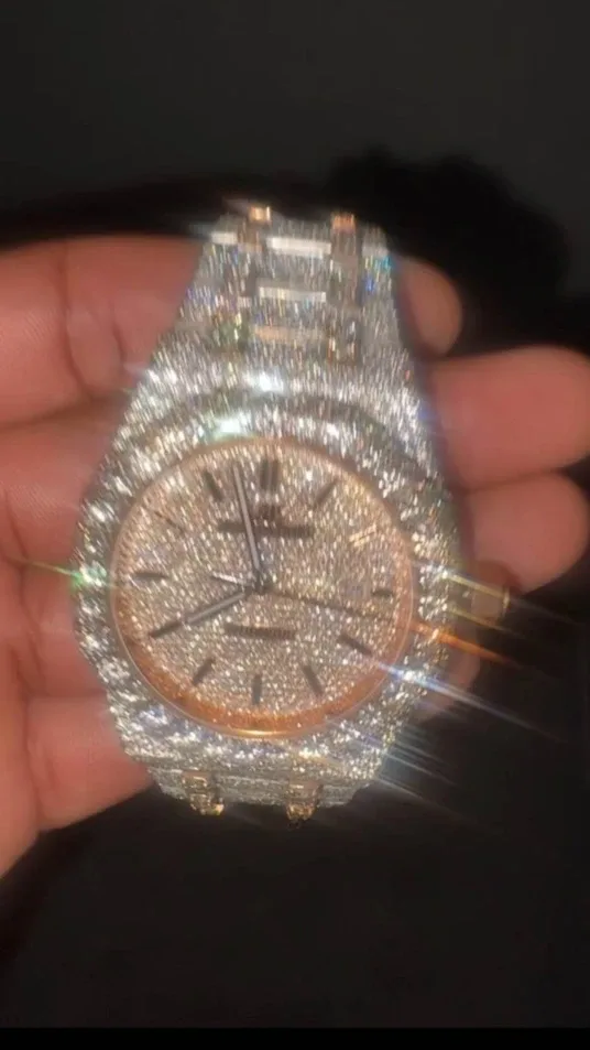 Bussdown AP Moissanite watch