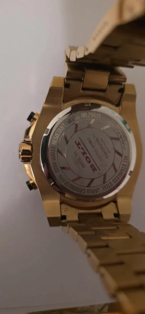 Invicta Bolt 25515 Gold Chronograph Watch image indicator(2)