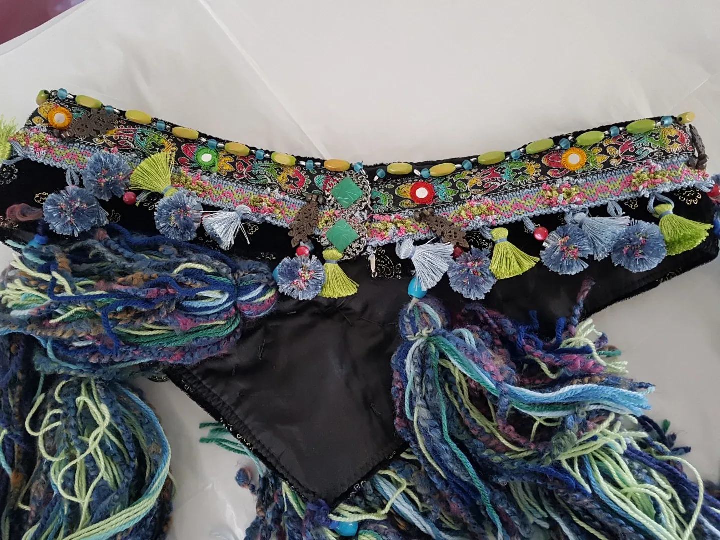 Anemone Designs Handcrafted Belt Tribal Belly Fancing Outfit image indicator(2)