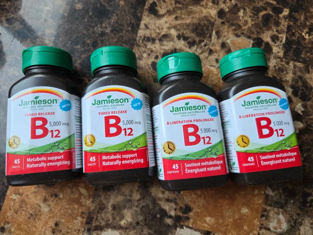 7 Brand New Jamieson Vitamin B12 5000 mcg 45 counts