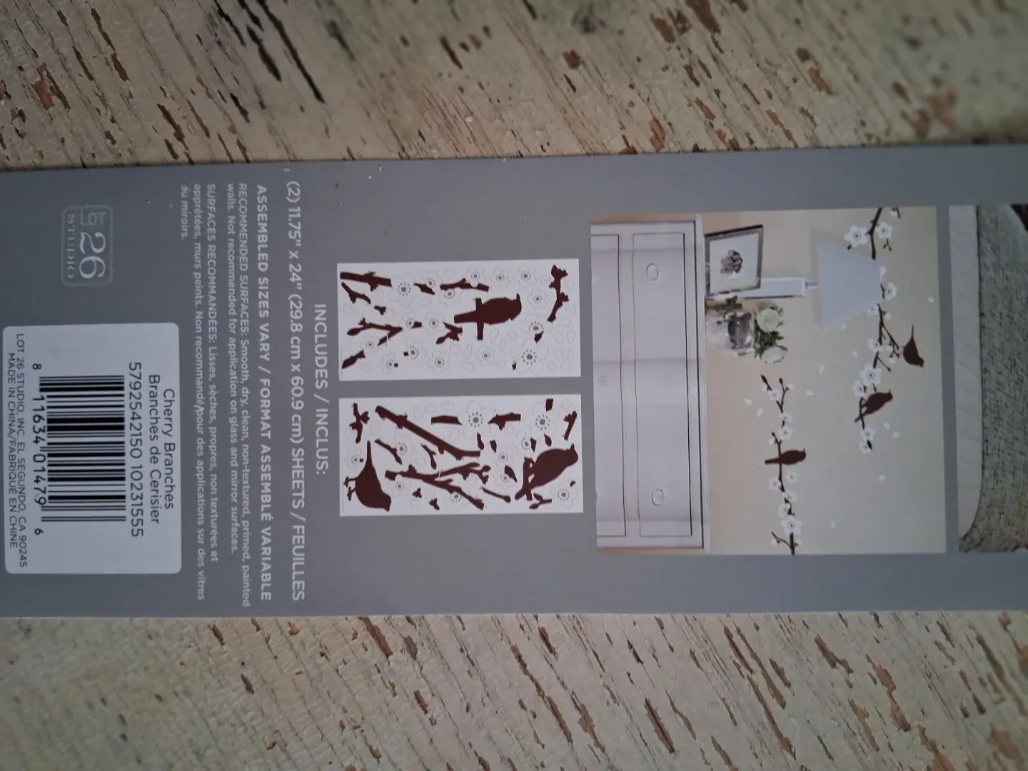 New Cherry Blossom Wall Decals - 61" x 30" image indicator(3)