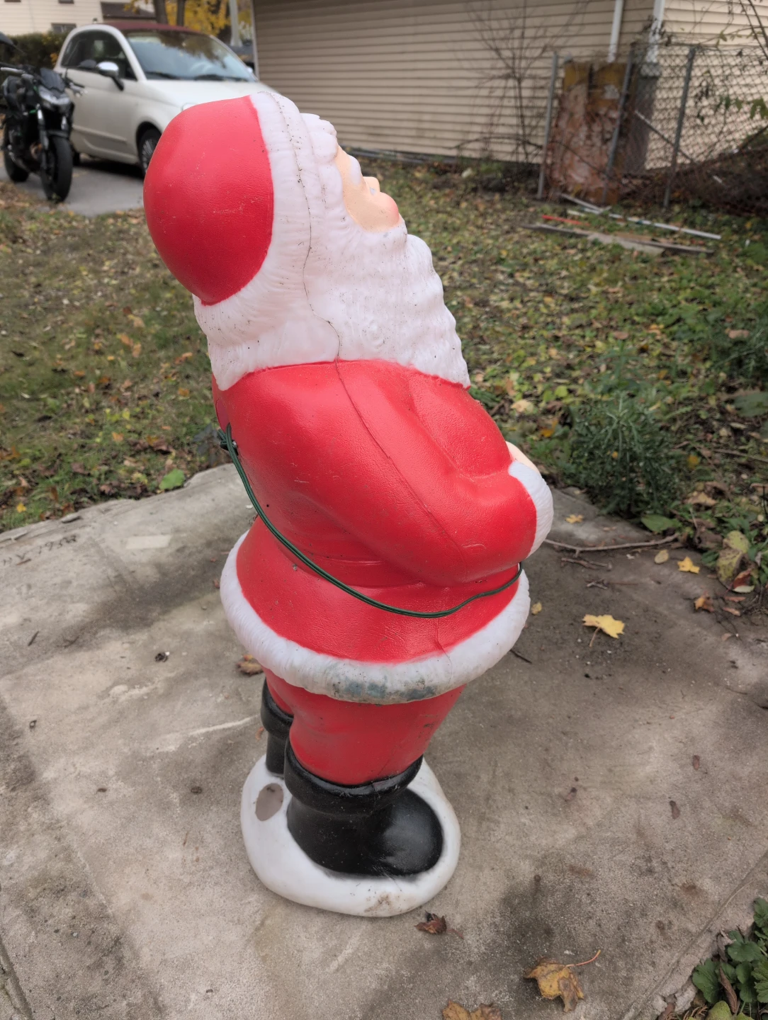 Vintage Santa Blow Mold Decoration - photo 2