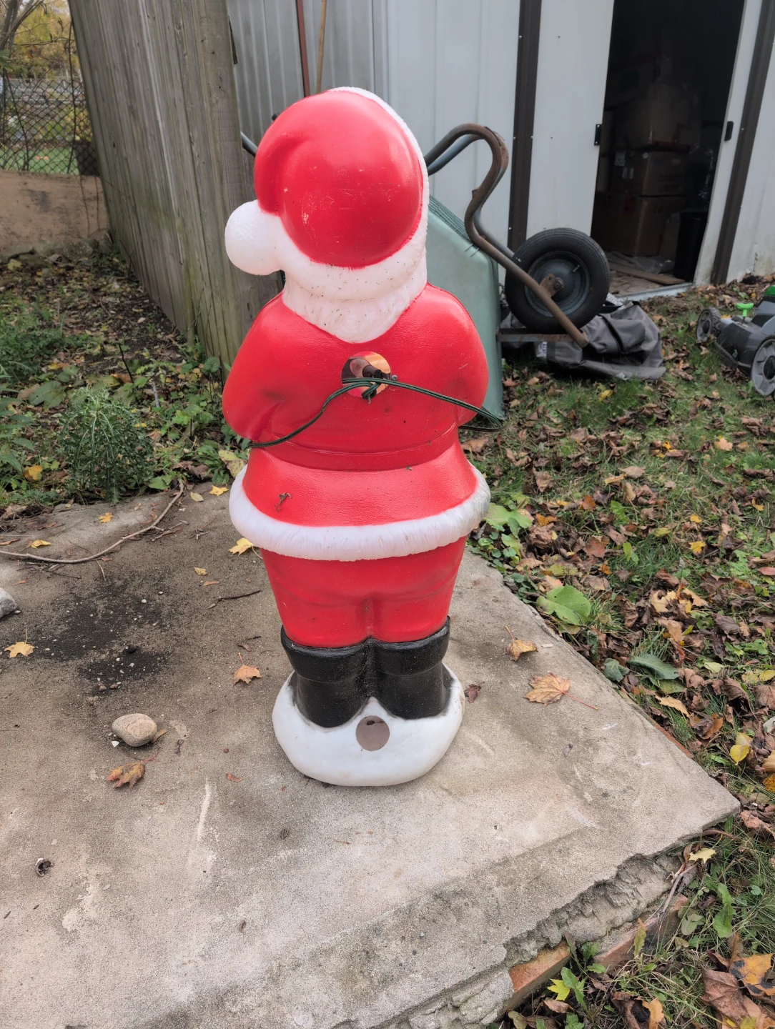 Vintage Santa Blow Mold Decoration - photo 3